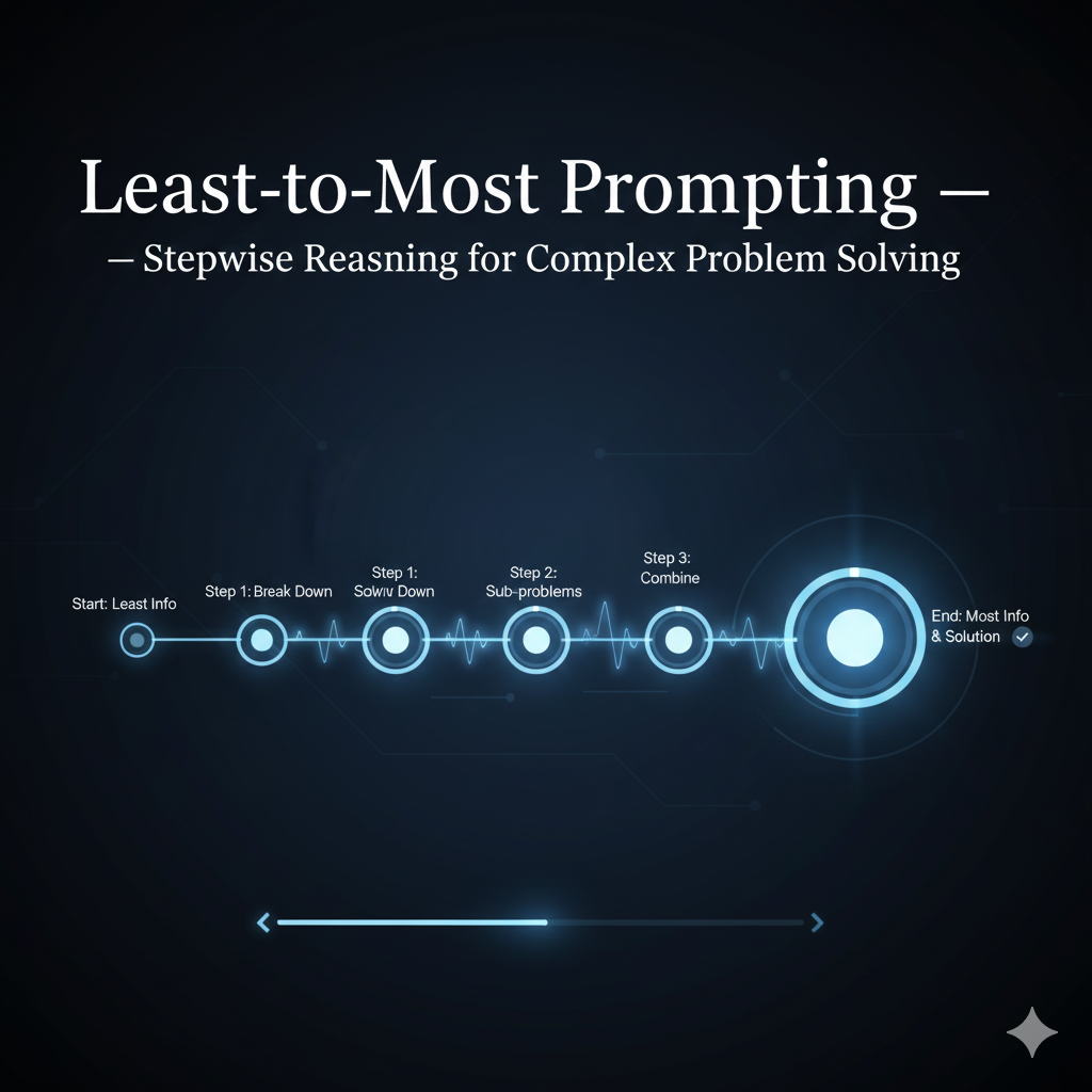 Least-to-Most Prompting: Stepwise Reasoning for Complex Tasks